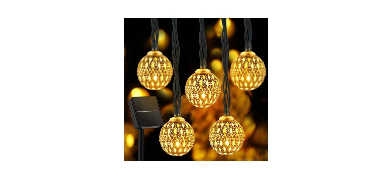 Bright Town Solar Moroccan String Lights