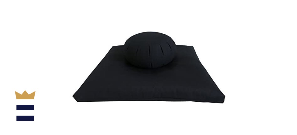 Buckwheat Zafu and Zabuton Meditation Cushion Set