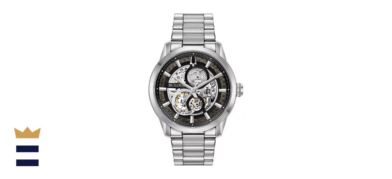 Bulova Men’s Automatic Sutton Stainless Steel Bracelet Watch