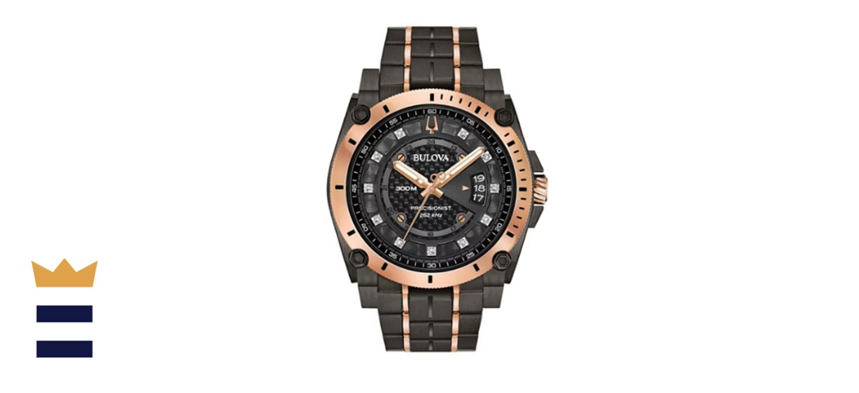 Bulova Men’s Precisionist Diamond Accent Watch Bulova Men’s Precisionist Diamond Accent Watch