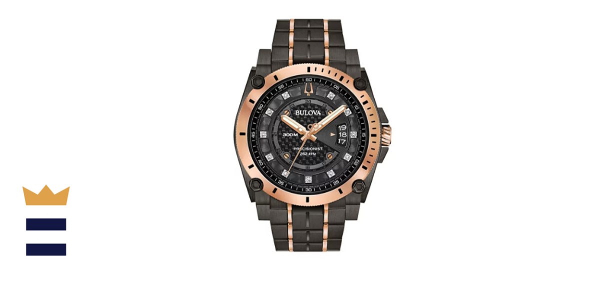 Bulova Men’s Precisionist Diamond Accent Watch