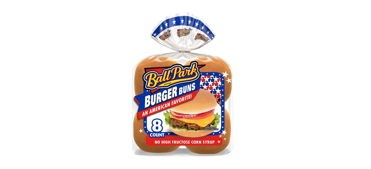 Ball Park Classic Burger Buns on white background