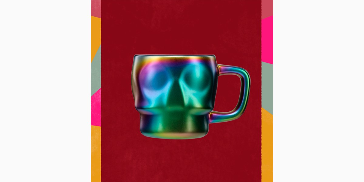 Calavera Skull Mug 