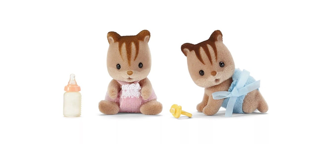 Calico Critters Hazelnut Chipmunk Twins