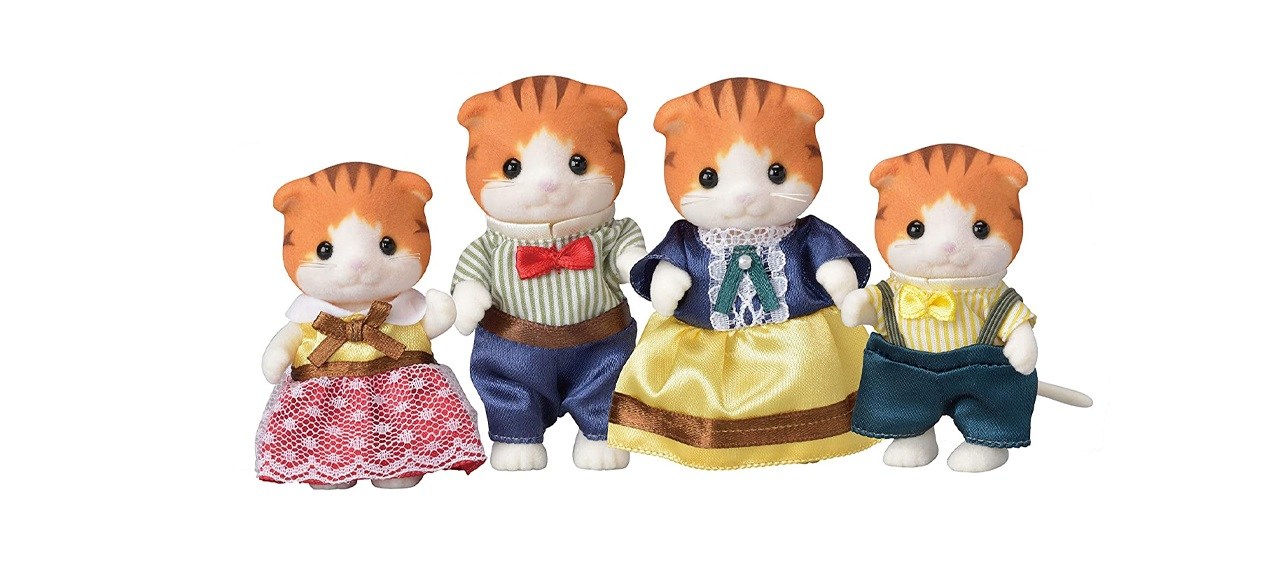 Calico Critters Maple Cat Family