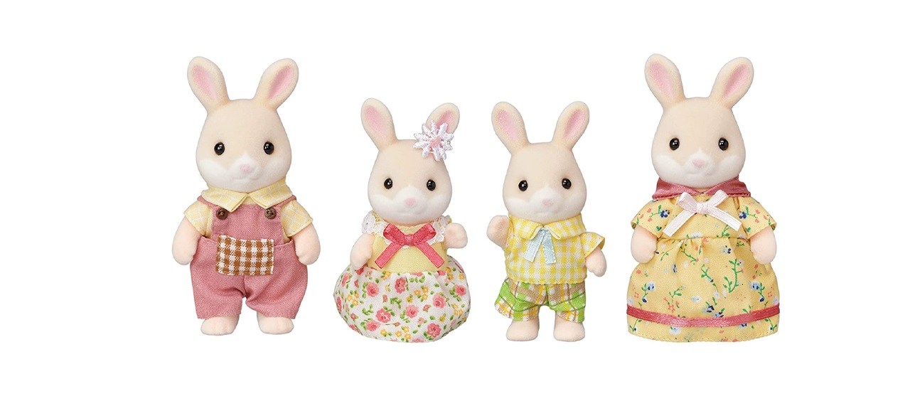 Calico Critters Marguerite Rabbit Family