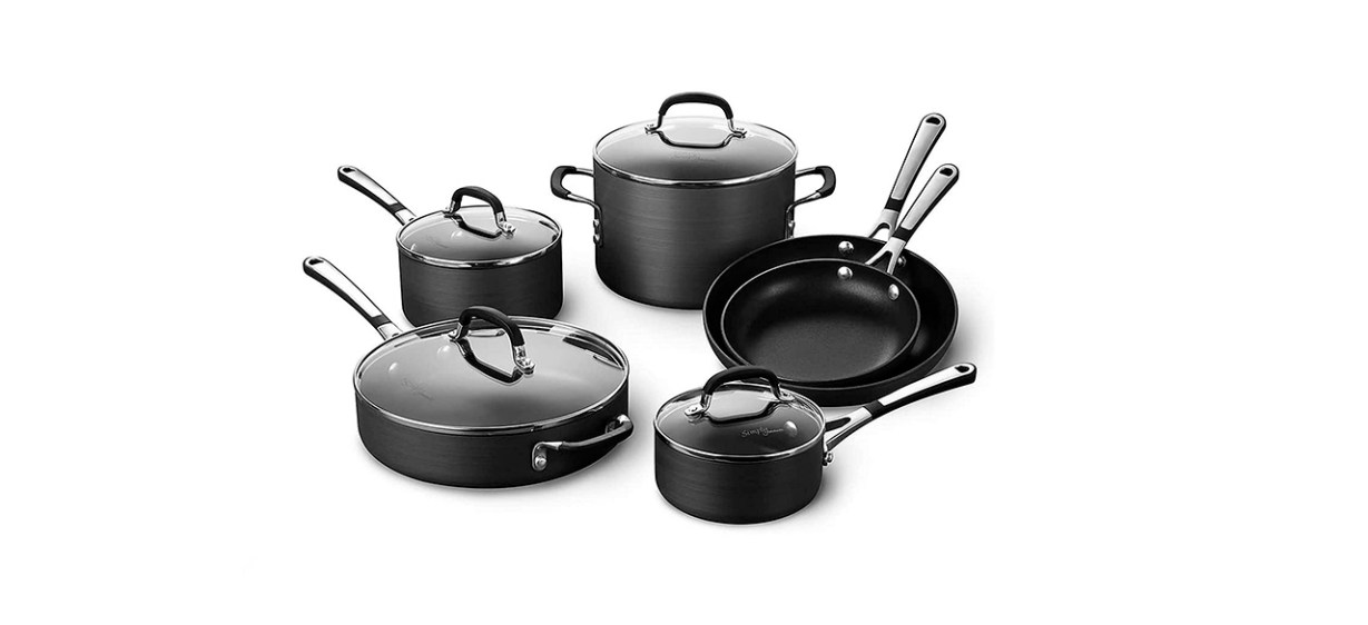 Calphalon 10-Piece Stainless Steel Pots and Pans Set Calphalon 10-Piece Stainless Steel Pots and Pans Set