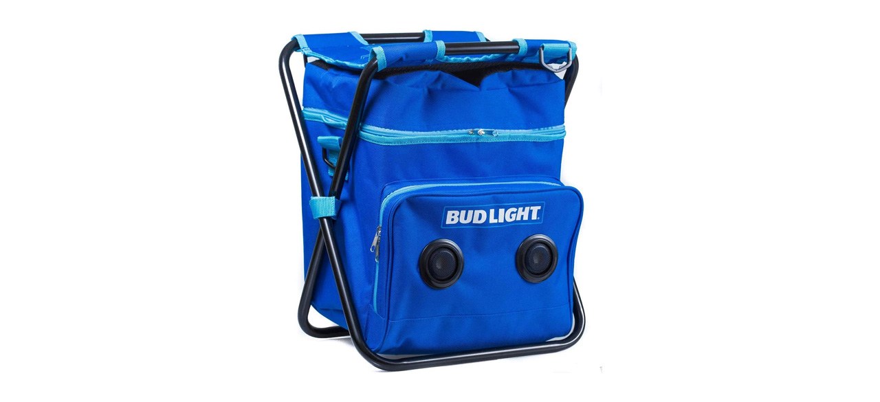 Bud Light Picnic Chair with Insulated Cooler Bag and Bluetooth Speakers