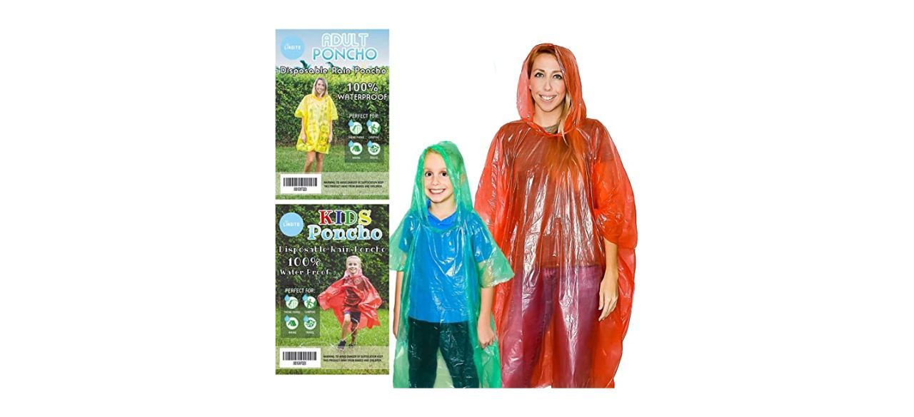 Lingito Disposable Rain Poncho