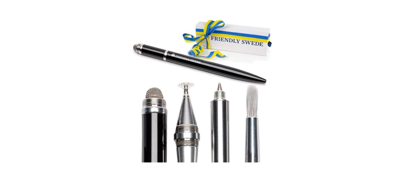 Capacitive 4-in-1 Stylus Pen