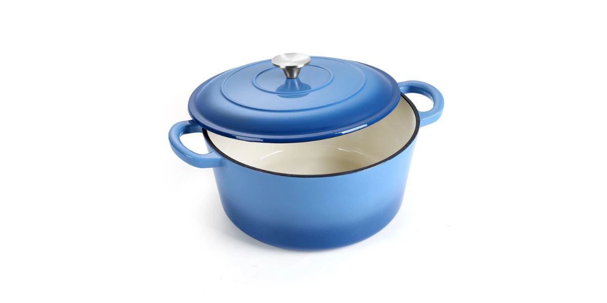 Coliware 6qt Nonstick Enameled Cast Iron Dutch Oven