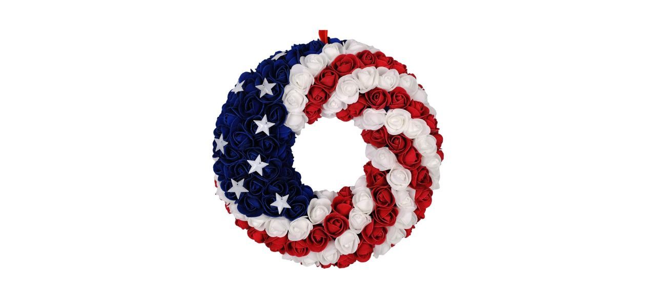 Idyllic Patriotic Americana Wreath