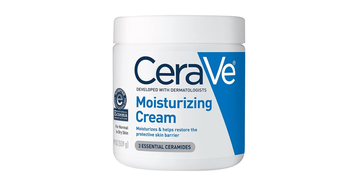 Container of CeraVe on a white background