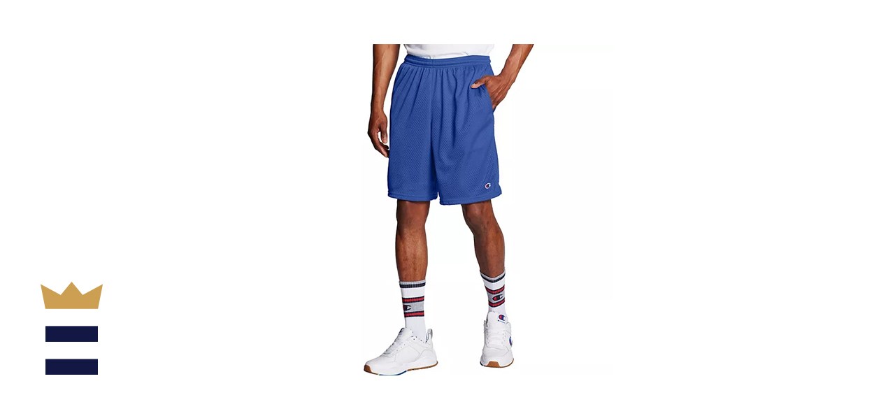 champion mesh athletic shorts