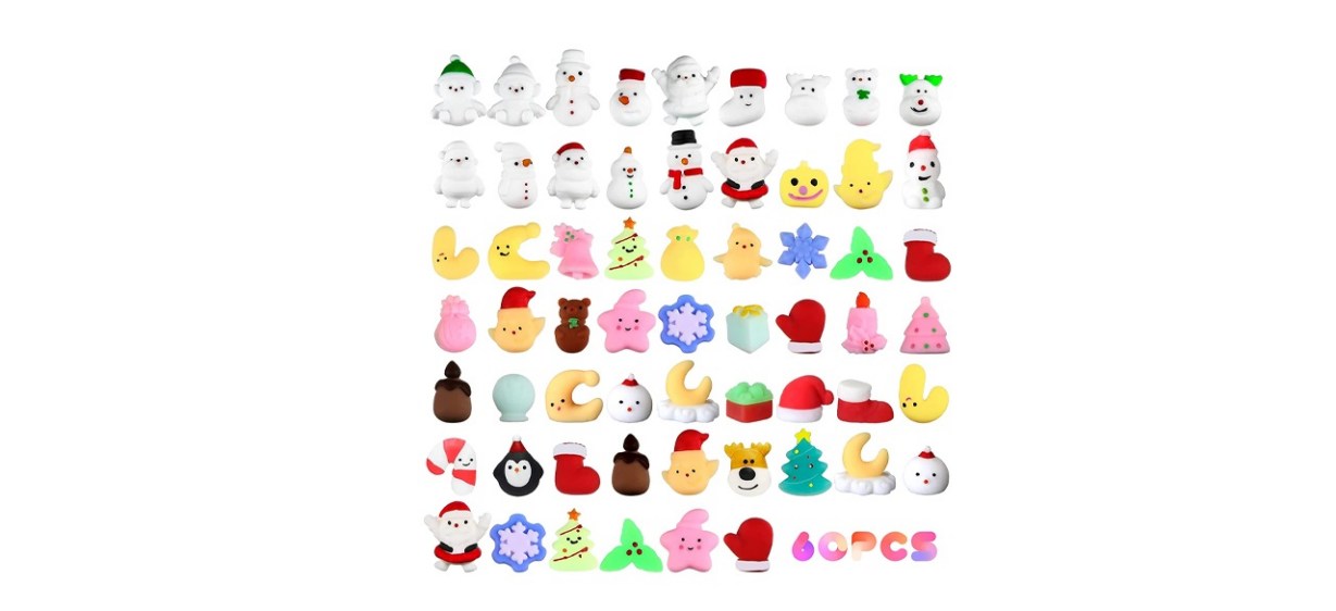 Civaner 60 Piece Christmas Squishies