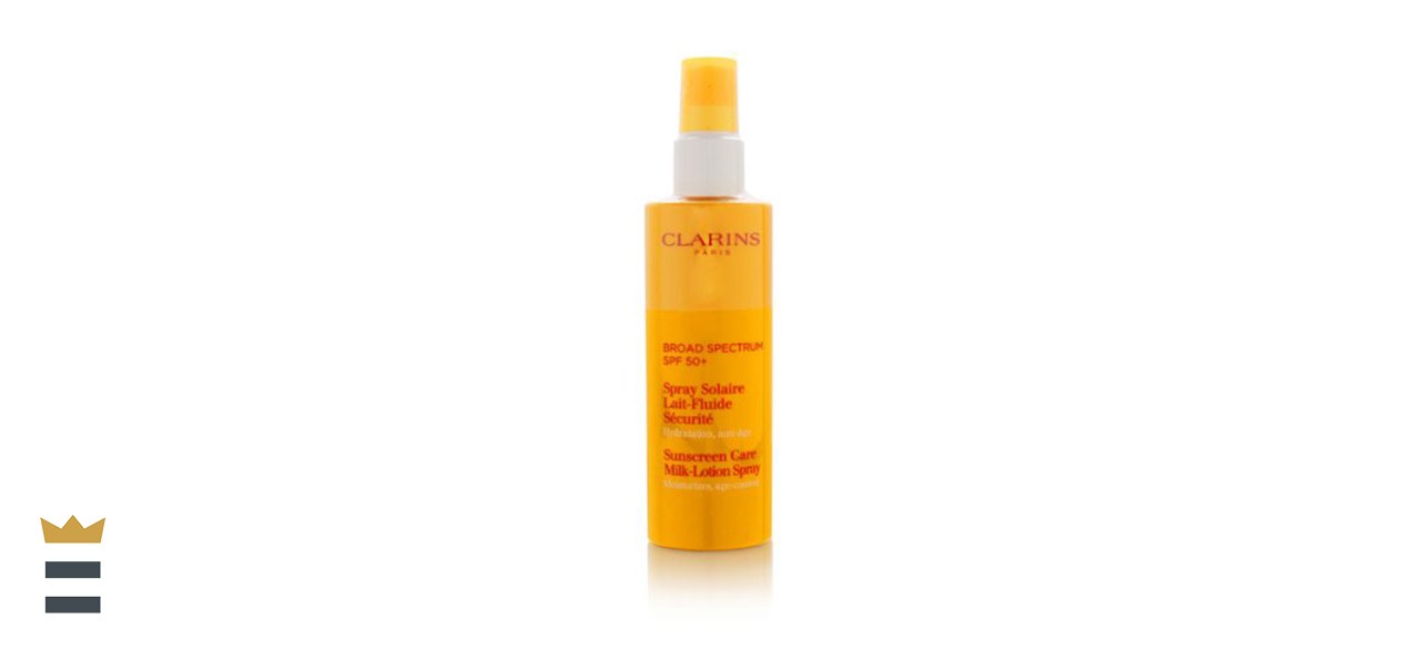 Clarins Sunscreen Care Milk Lotion Spray Broad-Spectrum SPF 50