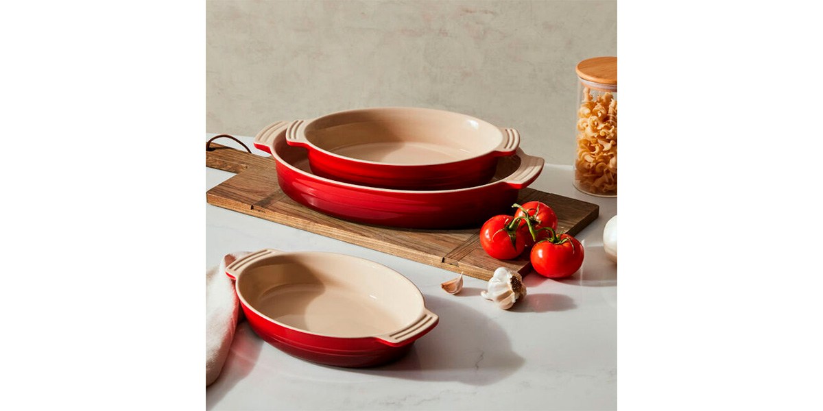 3-Piece Oval Baking Dish Set