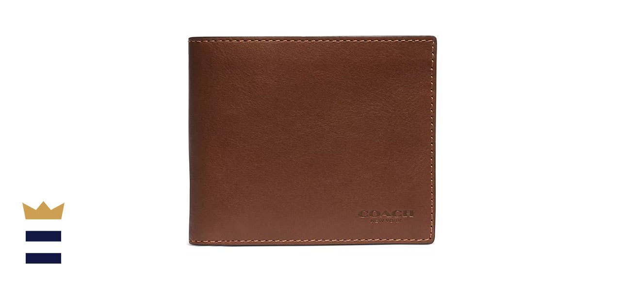 Coach Men’s Leather Slim Sport Billfold