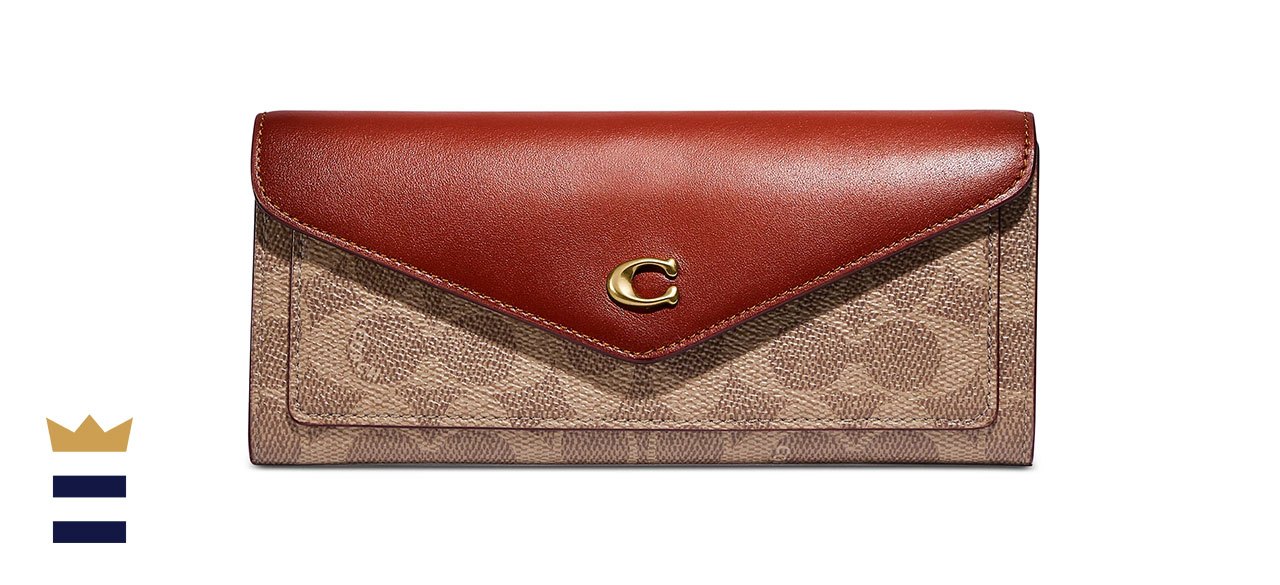 Coach Wyn Soft Leather in Colorblock Wallet