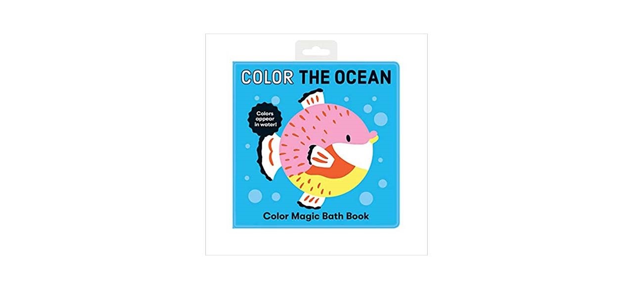 Color the Ocean Color Magic bath book