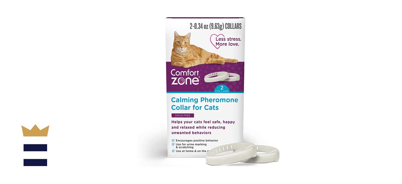 does dog calming collar safe cats