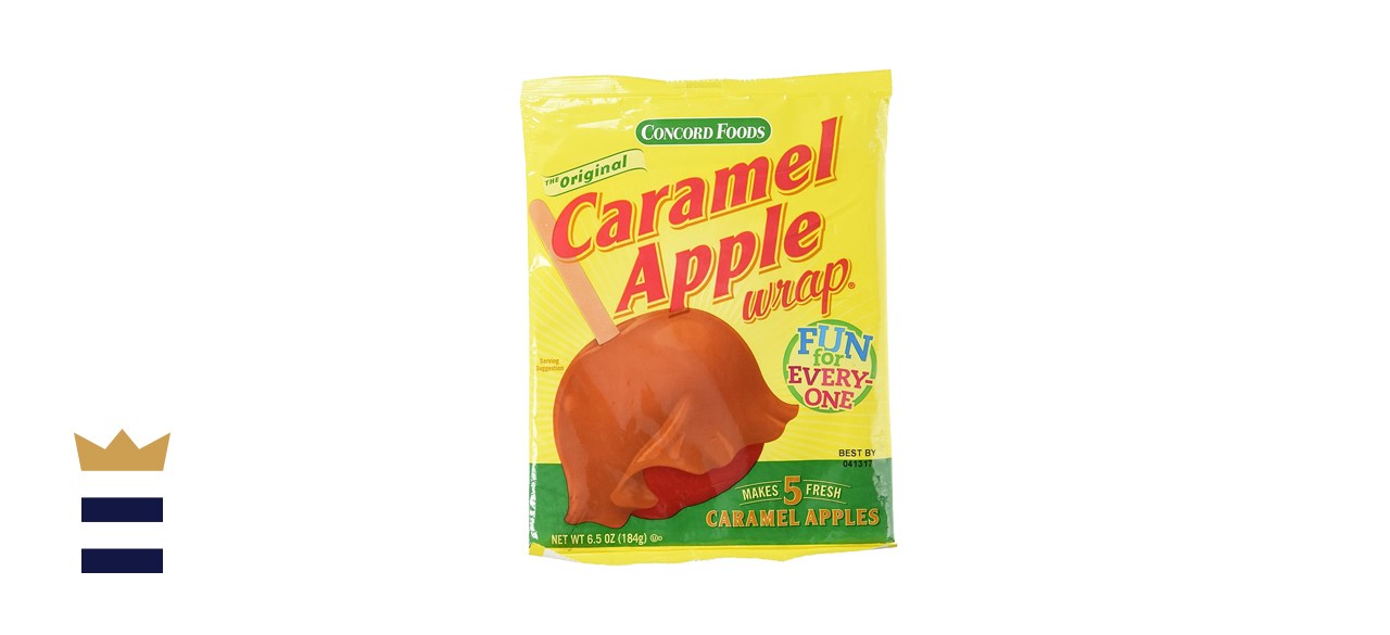 Concord Confections Caramel Apple Wrap, 5 Count