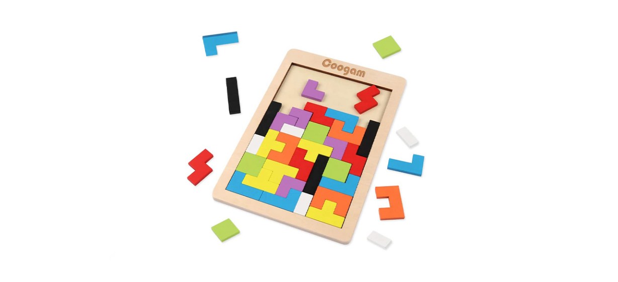 Coogam Wooden Blocks Brain Teasers Toy Coogam Wooden Blocks Brain Teasers Toy
