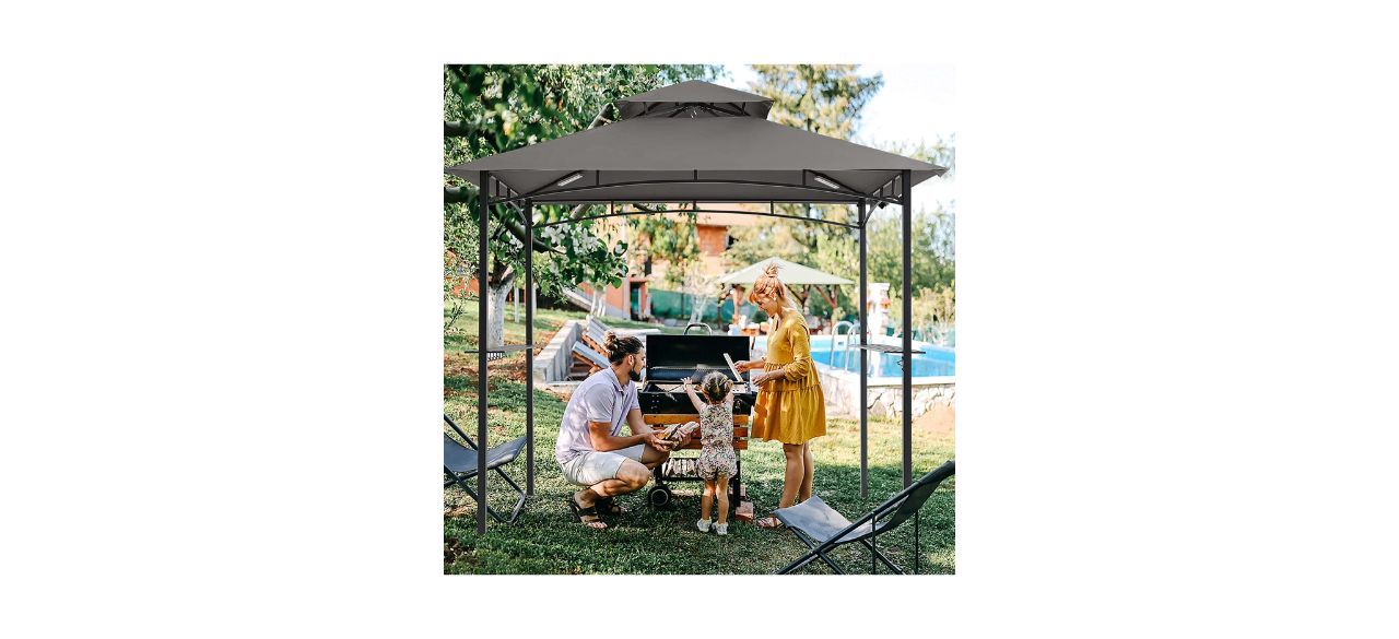 best Cooshade Double-Tiered Grill Gazebo