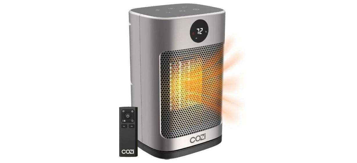 Cozi Desktop Heater on white background Cozi Desktop Heater on white background