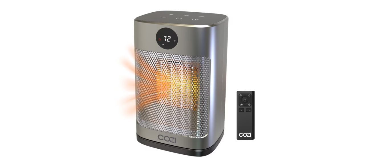 Cozi Desktop Space Heater on white back