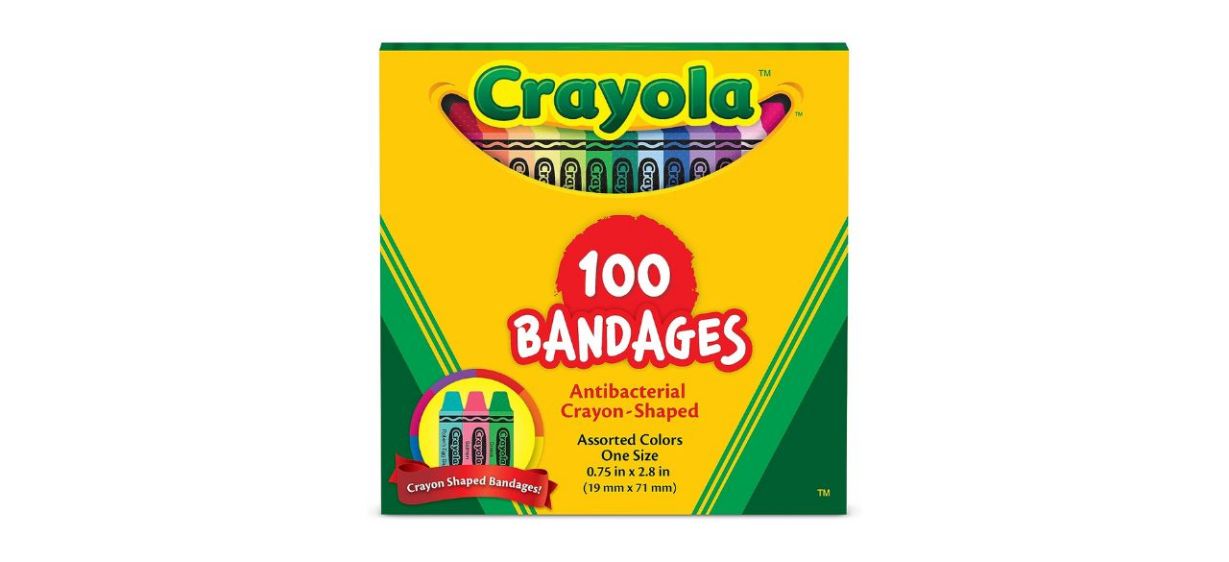 Crayola Crayon Shaped Kids Bandages Crayola Crayon Shaped Kids Bandages
