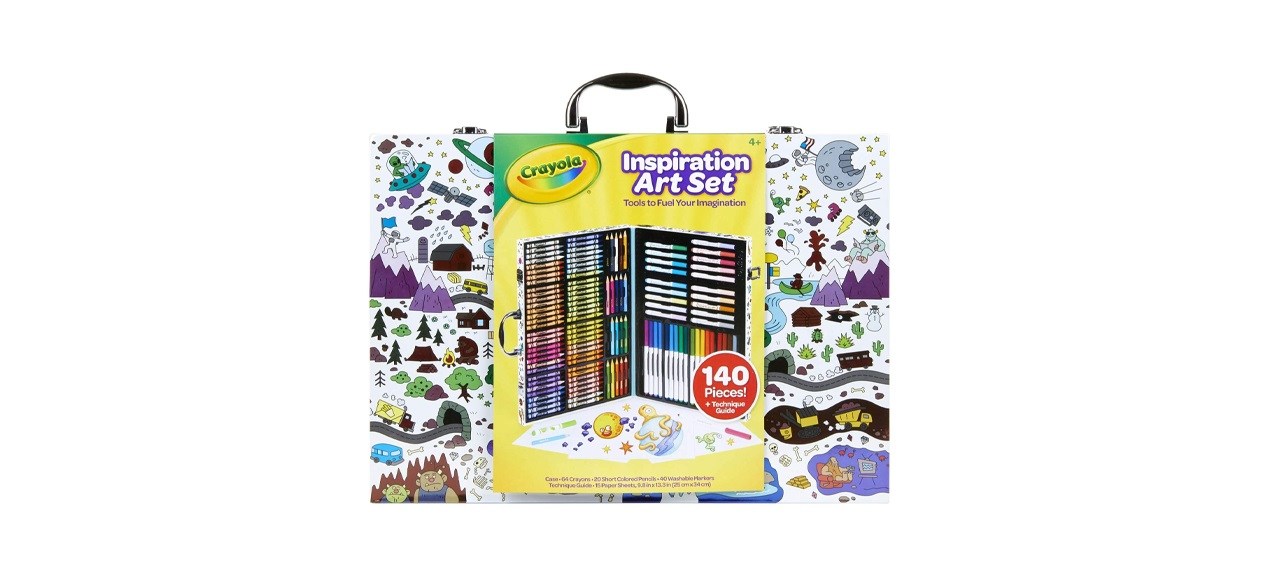 Crayola Inspiration 140 Piece Art Case, BIG W