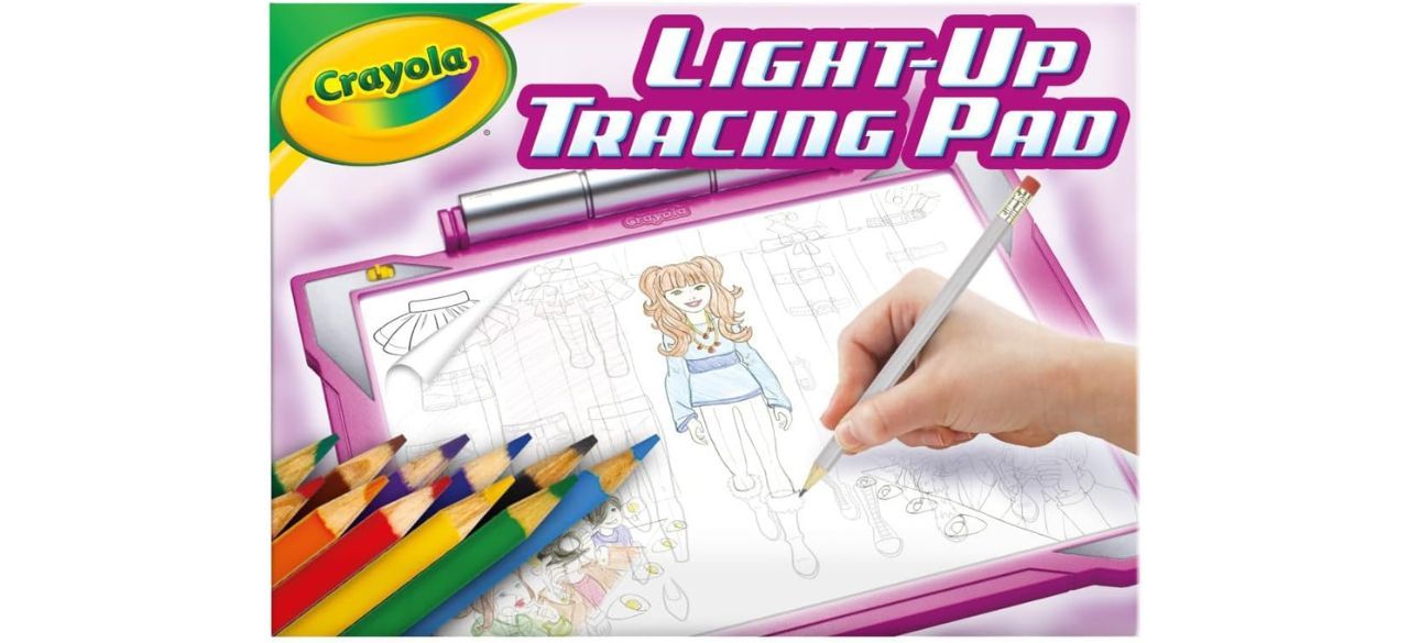 Crayola tracing pad in pink