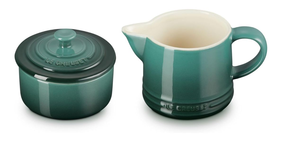 Le Creuset Stoneware Signature, Artichaut Cream & Sugar Set