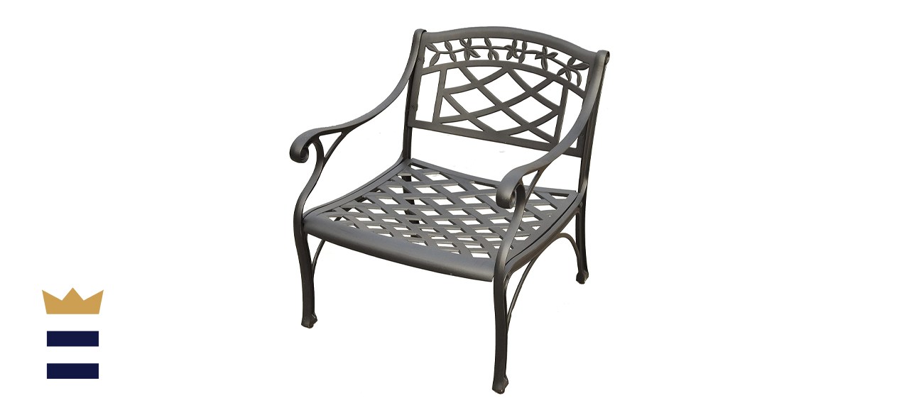 Crosley Furniture Sedona Solid-Cast Aluminum Outdoor Club Chair 