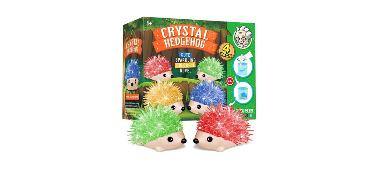 crystal hedgehog decorations