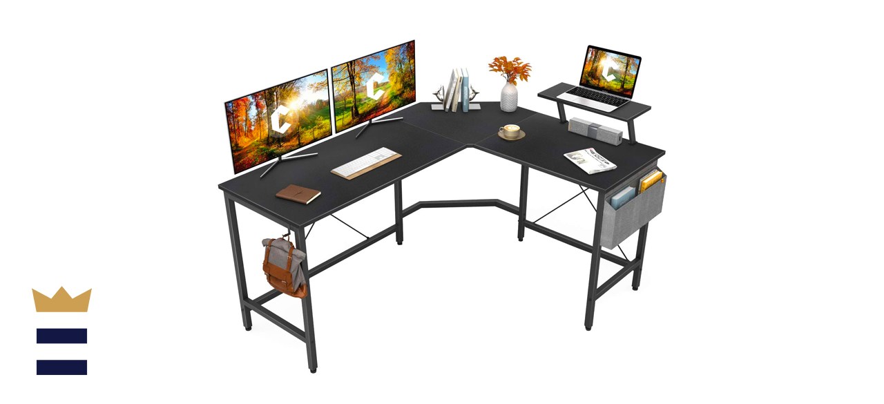 Cubiker Modern L-Shaped Computer Office Desk, Corner Gaming Desk