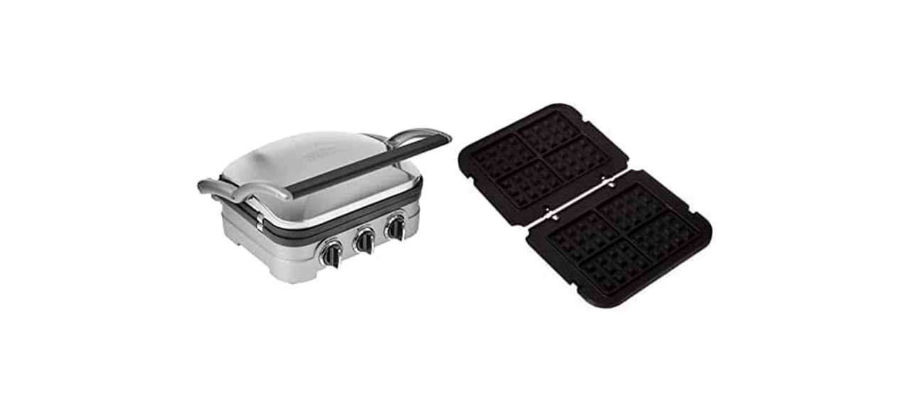 making waffles with cuisinart griddler