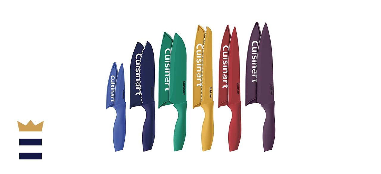 Cuisinart C55-12PCKSAM 12-Piece Color Knife Set with Blade Guards