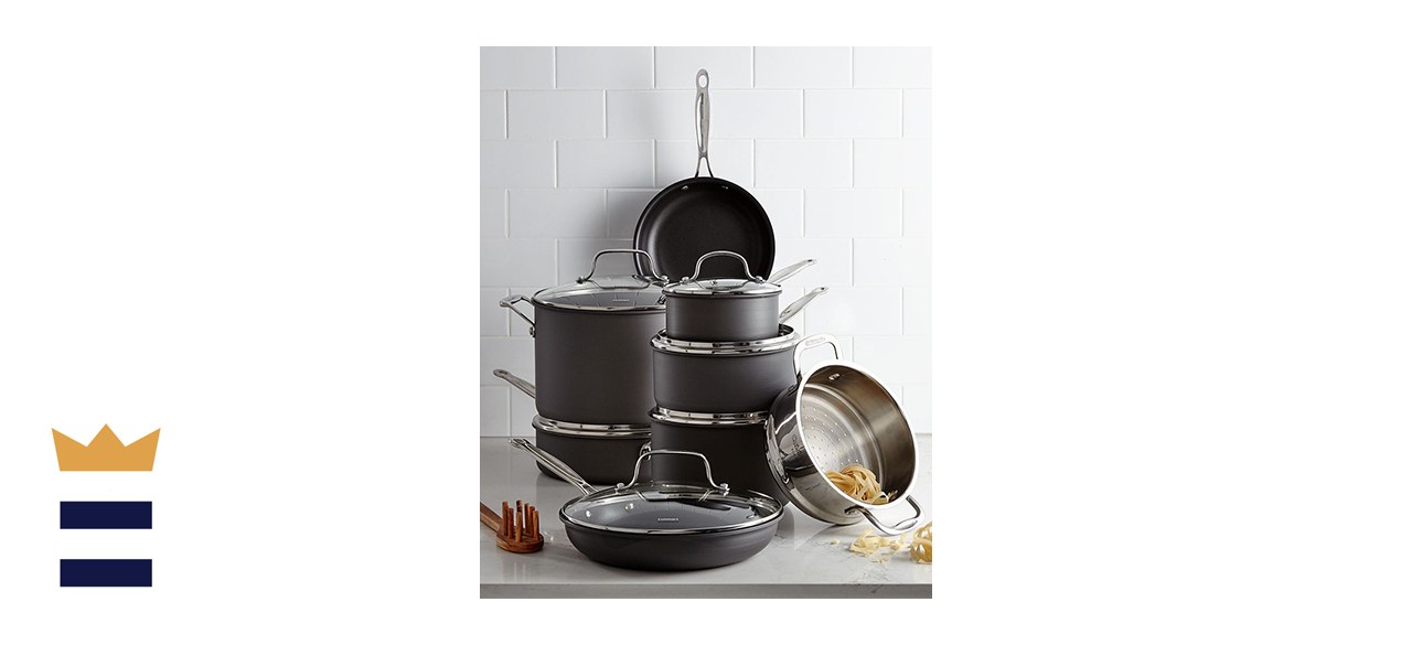 Cuisinart Chef’s Classic Hard-Anodized 14-Pc. Cookware Set