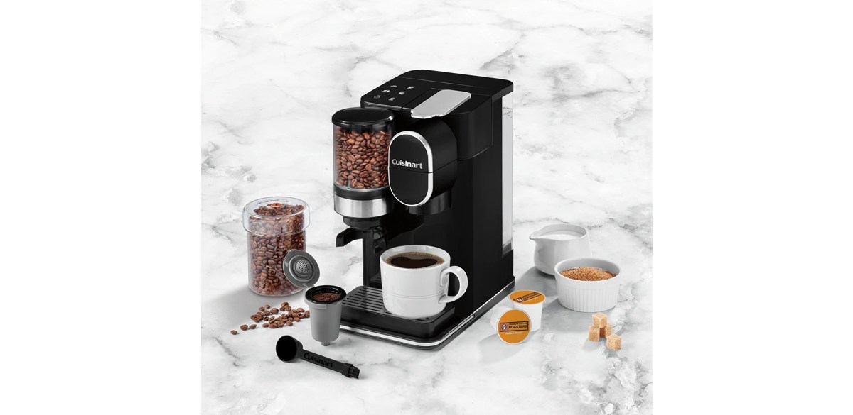 Cuisinart Conical Burr Grind and Brew Single-Serve Coffeemaker