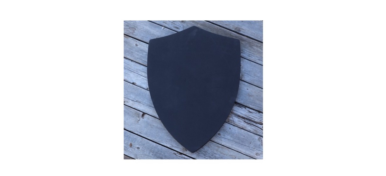 Customizable Blank Matte Black Foam Shield 