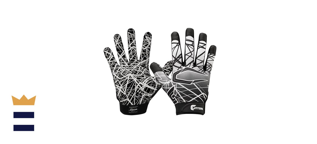 Cutters Game Day No-Slip Football Gloves