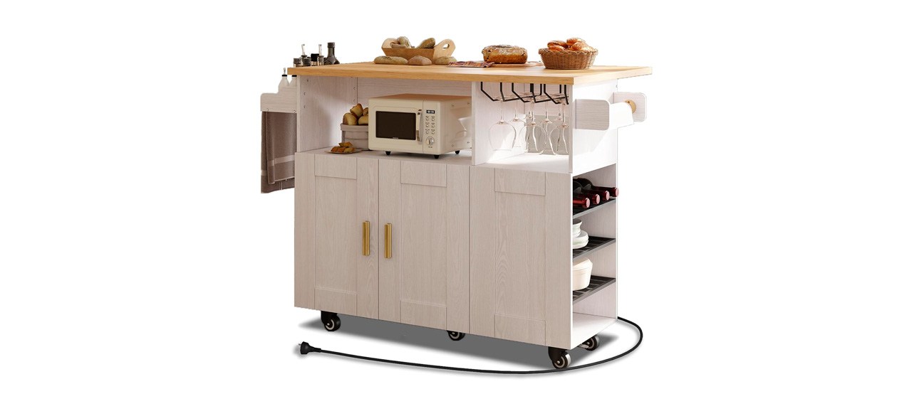 ASTRONAPE Rolling Mobile Kitchen Island