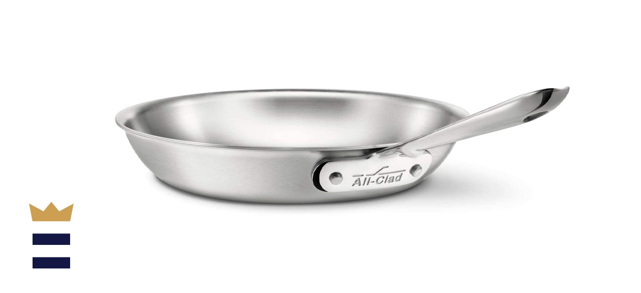 All-Clad D5 Brushed 18/10 Stainless Steel 5-Ply Bonded Fry Pan Saute Pan Cookware