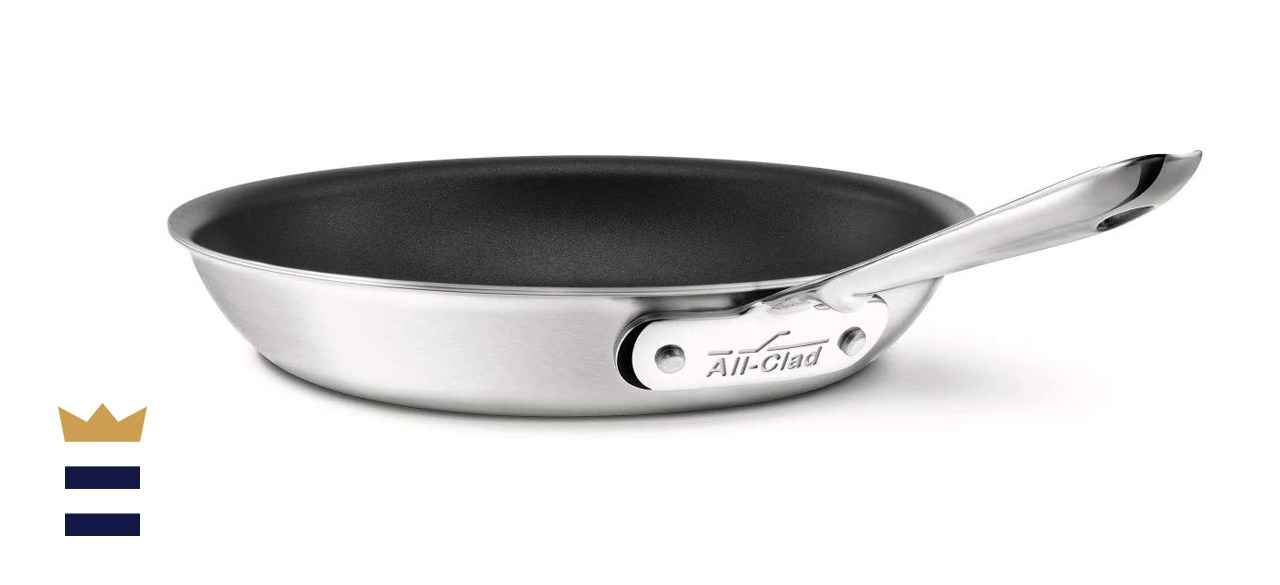 All-Clad D5 Brushed 18/10 Stainless Steel 5-Ply Bonded Fry Pan Saute Pan Cookware