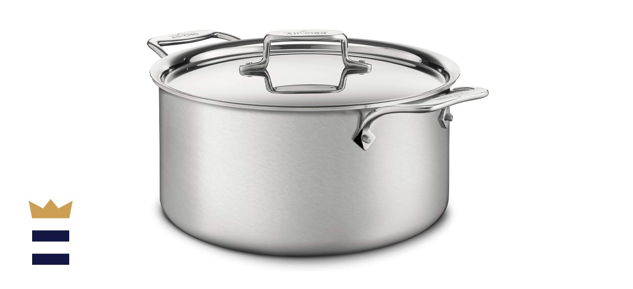 All-Clad D5 Brushed 18/10 Stainless Steel 5-Ply Bonded Stockpot Cookware