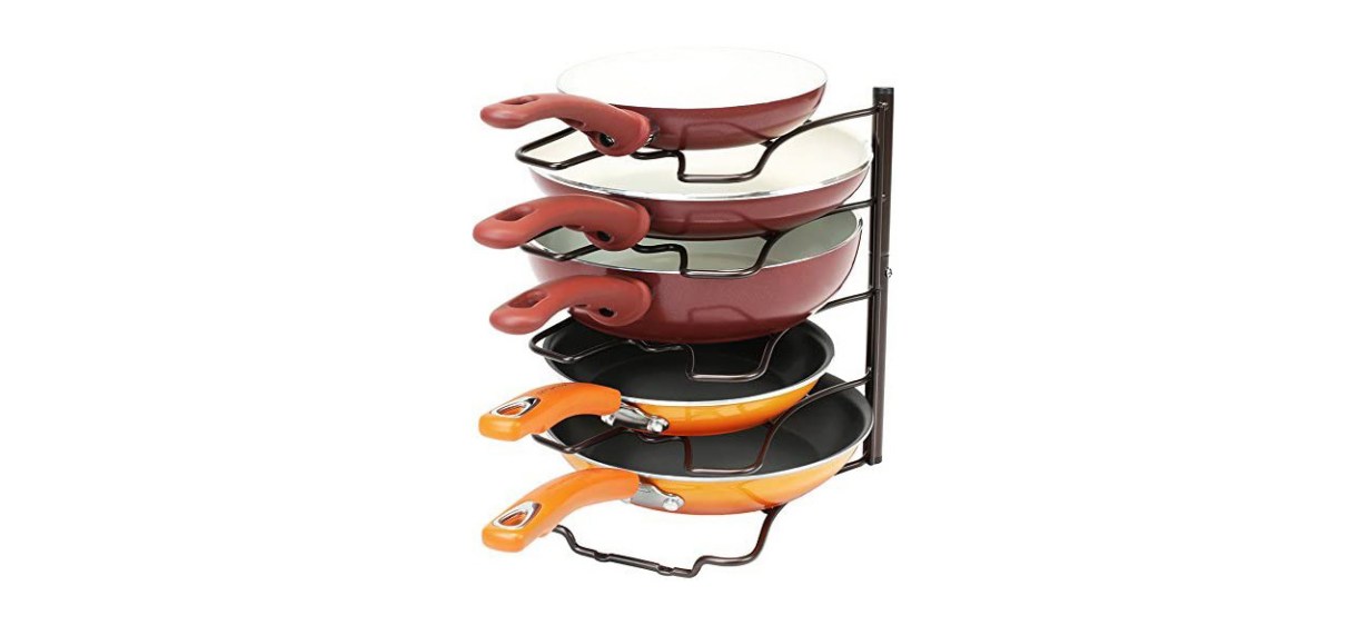 DecoBros Kitchen Counter and Cabinet Pan Organizer