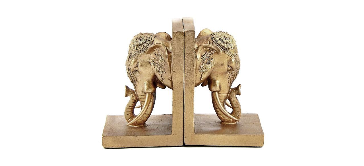 Bellaa Elephant Head Bookshelf Decor