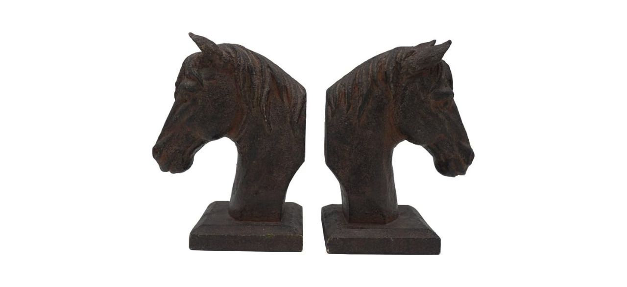 Comfy Hour Farmhouse Collection 5" Horse Bookends